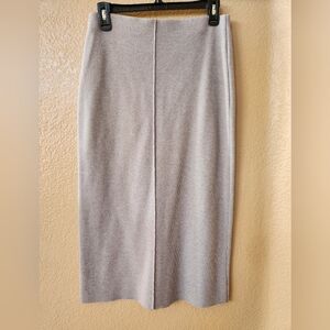 ZARA Gray Soft Pencil Skirt Size M